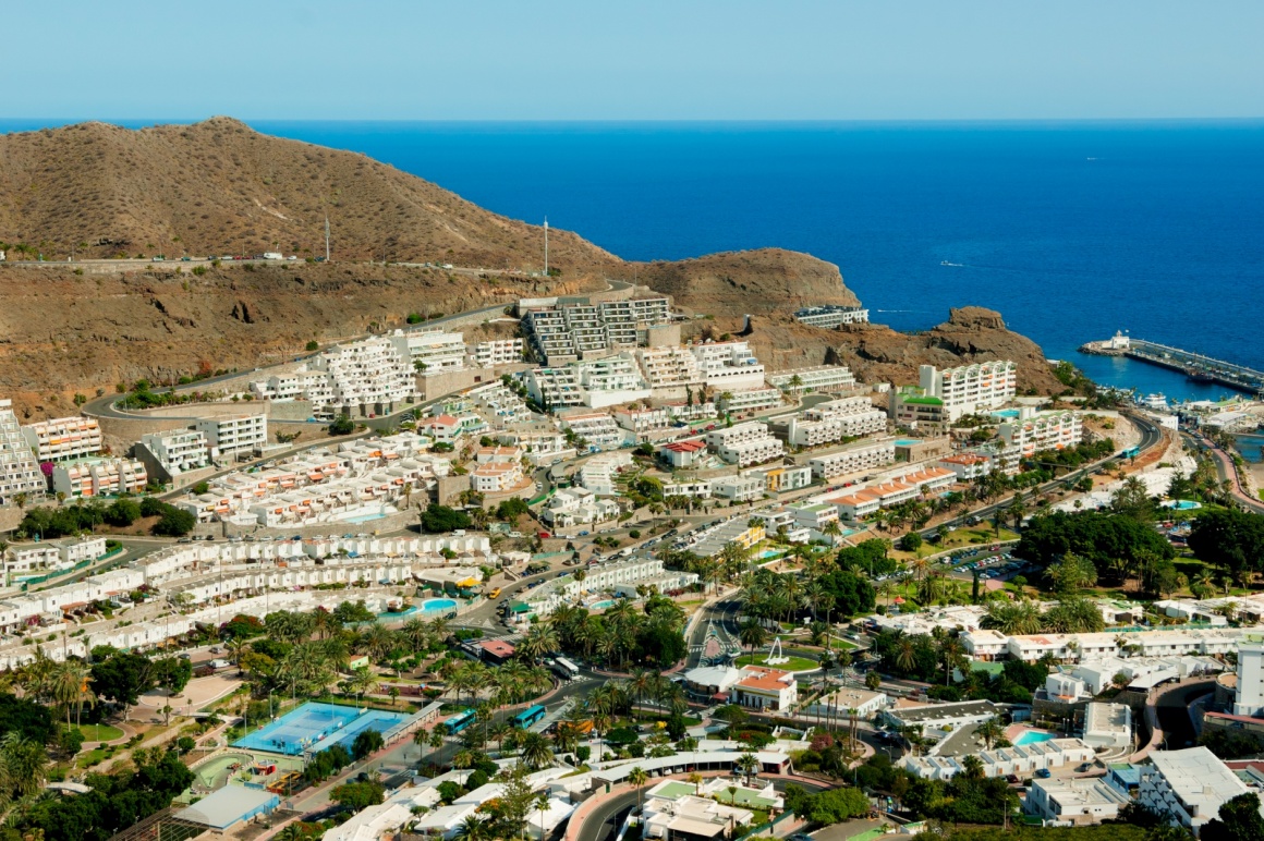 'Puerto Rico resort in Gran Canaria, bird view' - Gran Canaria Island